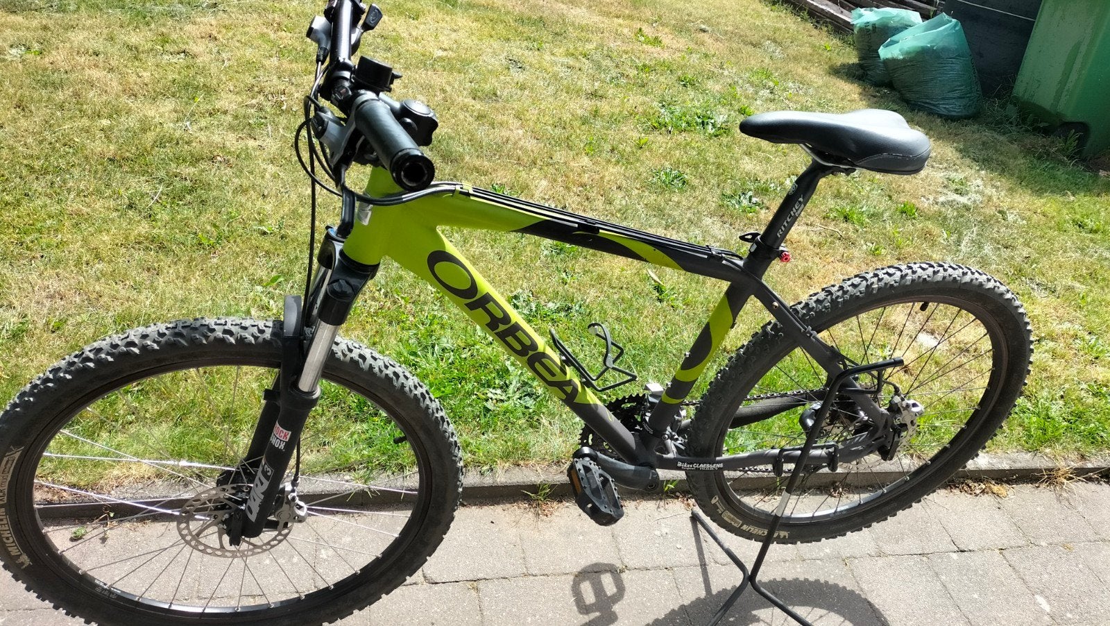 Orbea satellite, hydro remmen LX, vanaf 1m60, deore Rockshox, Autres marques, 45 à 49 cm, Enlèvement, Utilisé