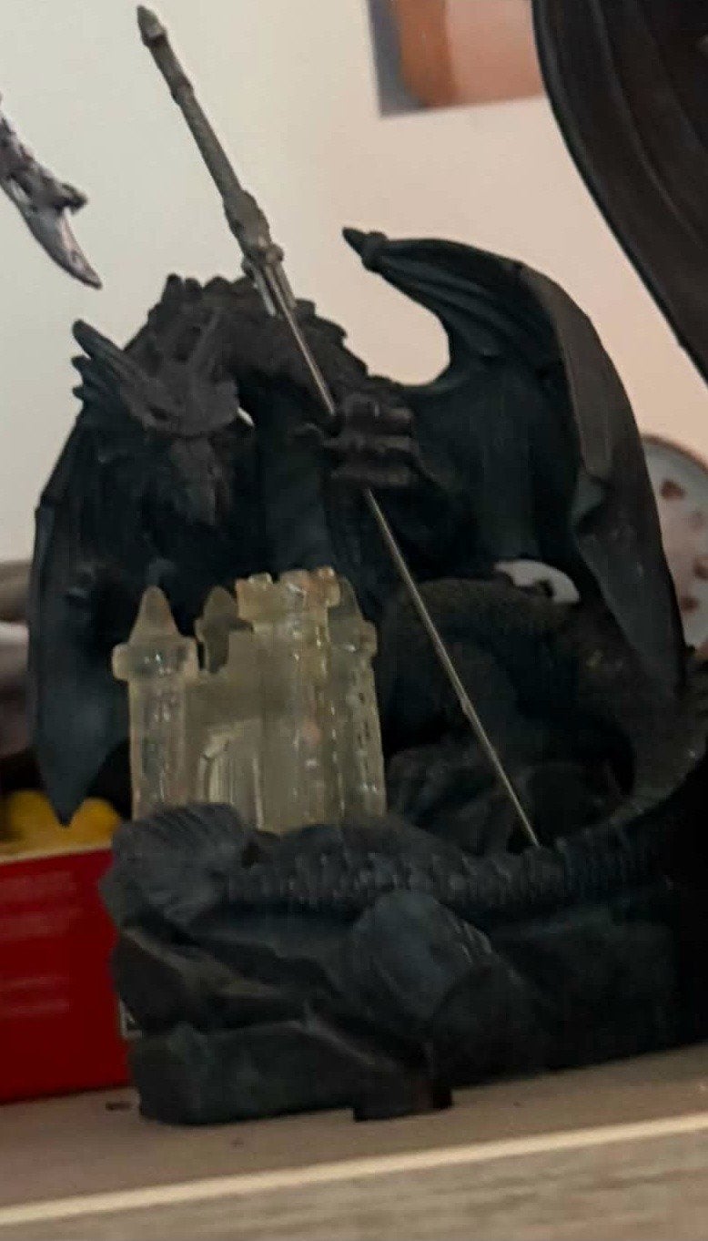 posture dragon, Verre, Enlèvement ou Envoi, Comme neuf, Classique