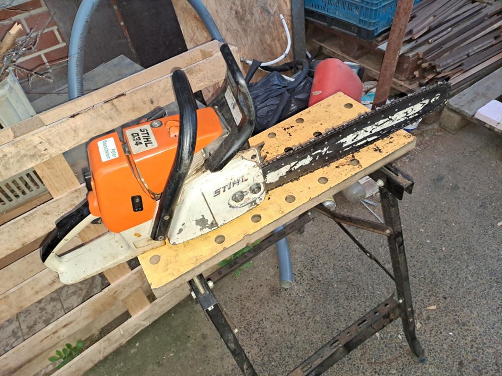 Boom zaagmachine, Ophalen