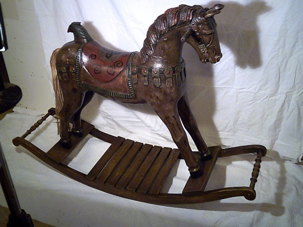 Un cheval à bascule, c'est rare !, Enlèvement, Comme neuf