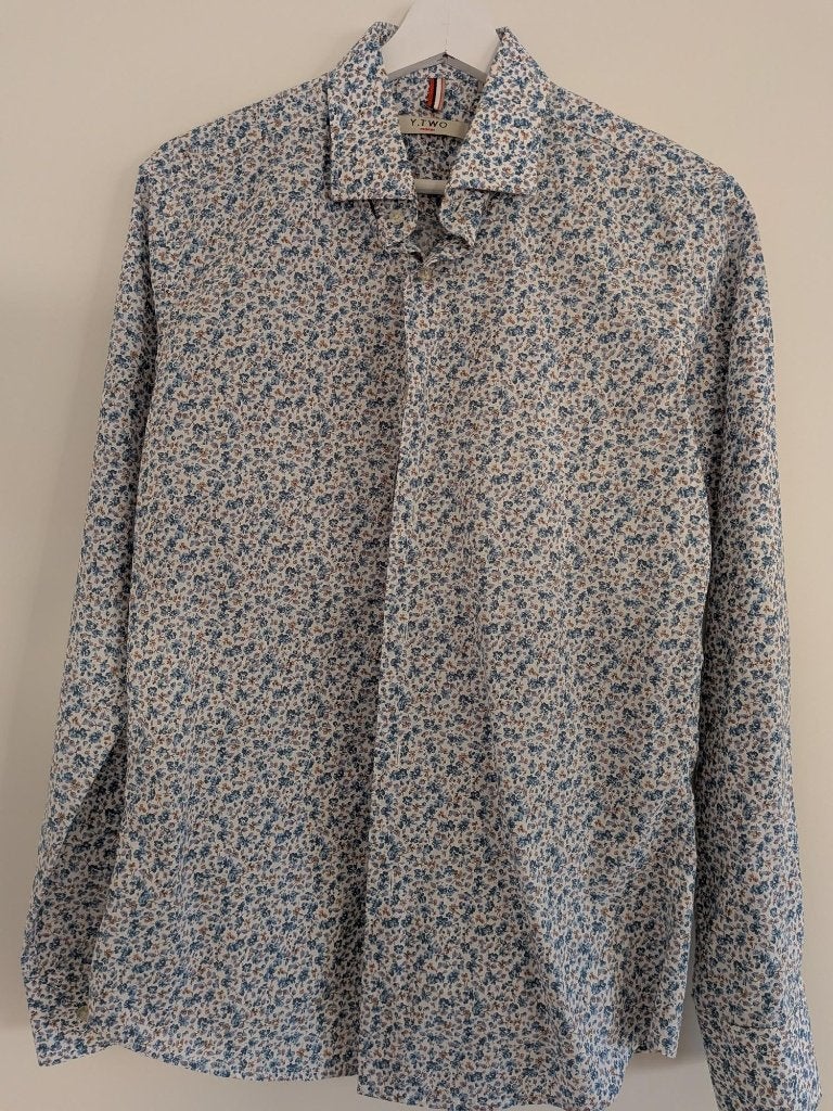 Heren hemd Y. TWO met lange mouw, Kleding | Heren, Ophalen, Zo goed als nieuw