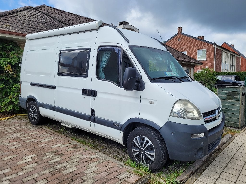 Camper Opel Movano, 4 zetels, Stof, Movano, Wit