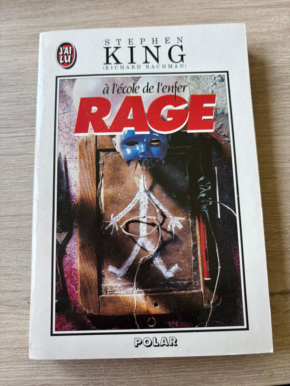 Livre Rage de stephen king, Livres, Enlèvement ou Envoi, Comme neuf