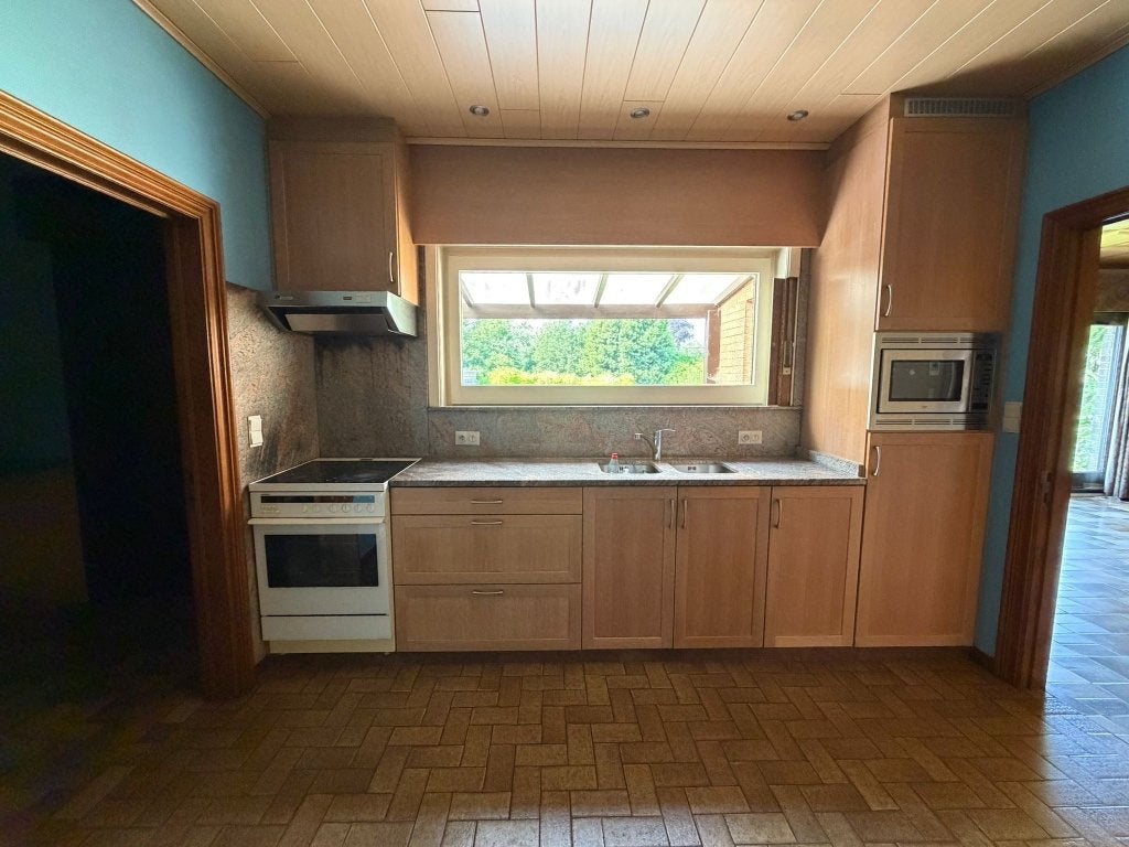 Keuken volledig, Granit ou Pierre, Brun, Enlèvement, Cuisine à mur double