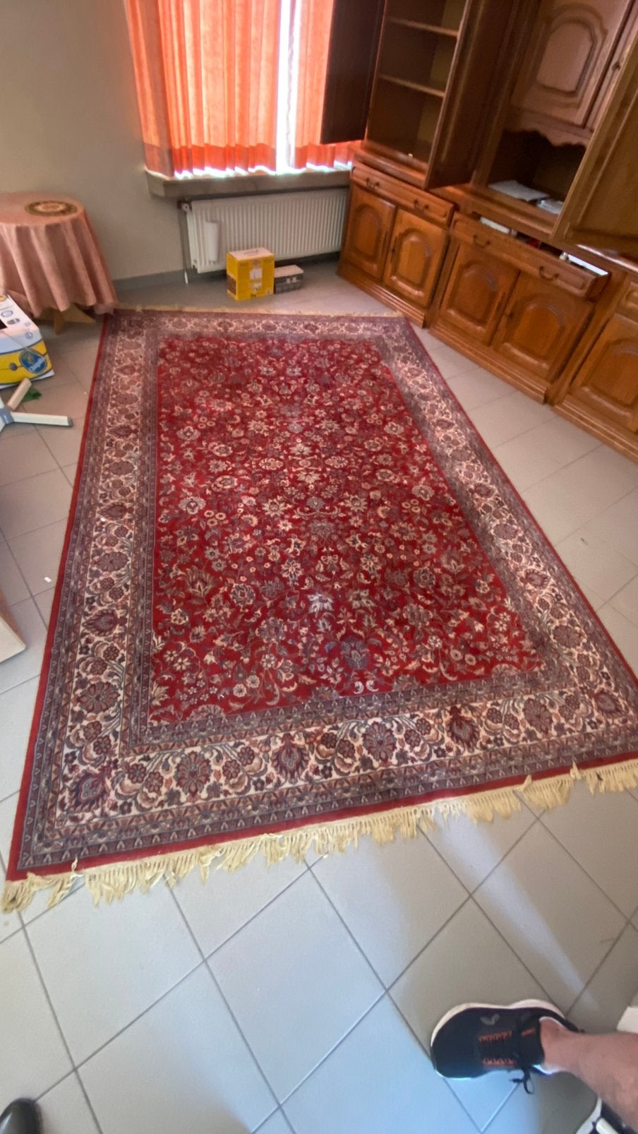 2 tapijten, Ophalen, Gebruikt, Klassiek, 200 cm of meer