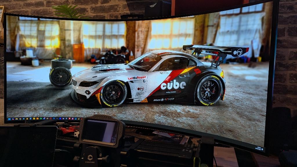 Écran LG Ultragear Oled 45' Incurvé, Informatique & Logiciels, Moniteurs, Autres types, Moins de 1 ms, Utilisé, LG
