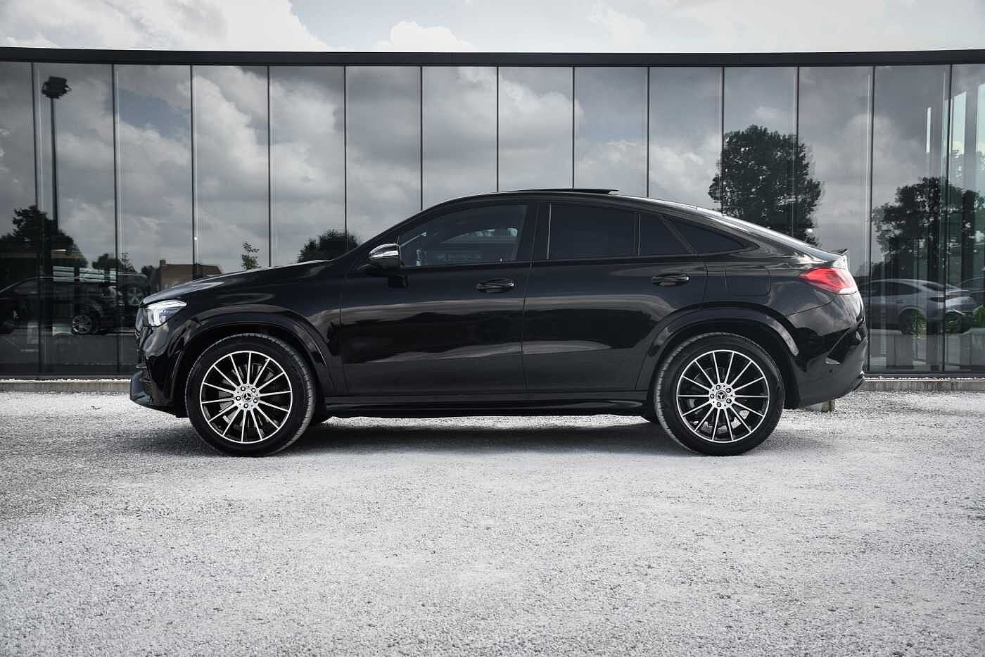 Mercedes-Benz GLE 350 de 4-Matic coupe AMG Pano Airsusp Burm, Auto's, Automaat, Euro 6, 4 cilinders, Zwart