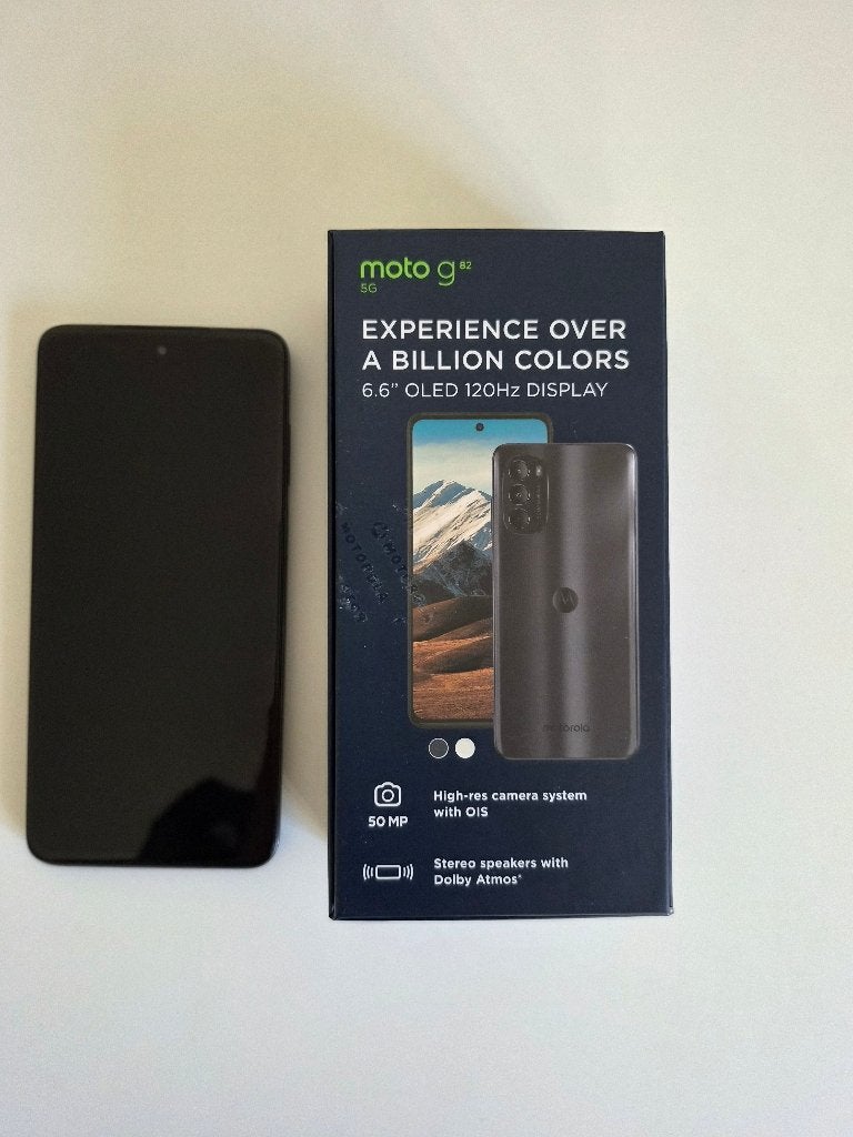 Motorola Moto G82 5G – 6GB RAM / 128GB opslag, Classique ou Candybar, 6 mégapixels ou plus, Enlèvement, Utilisé