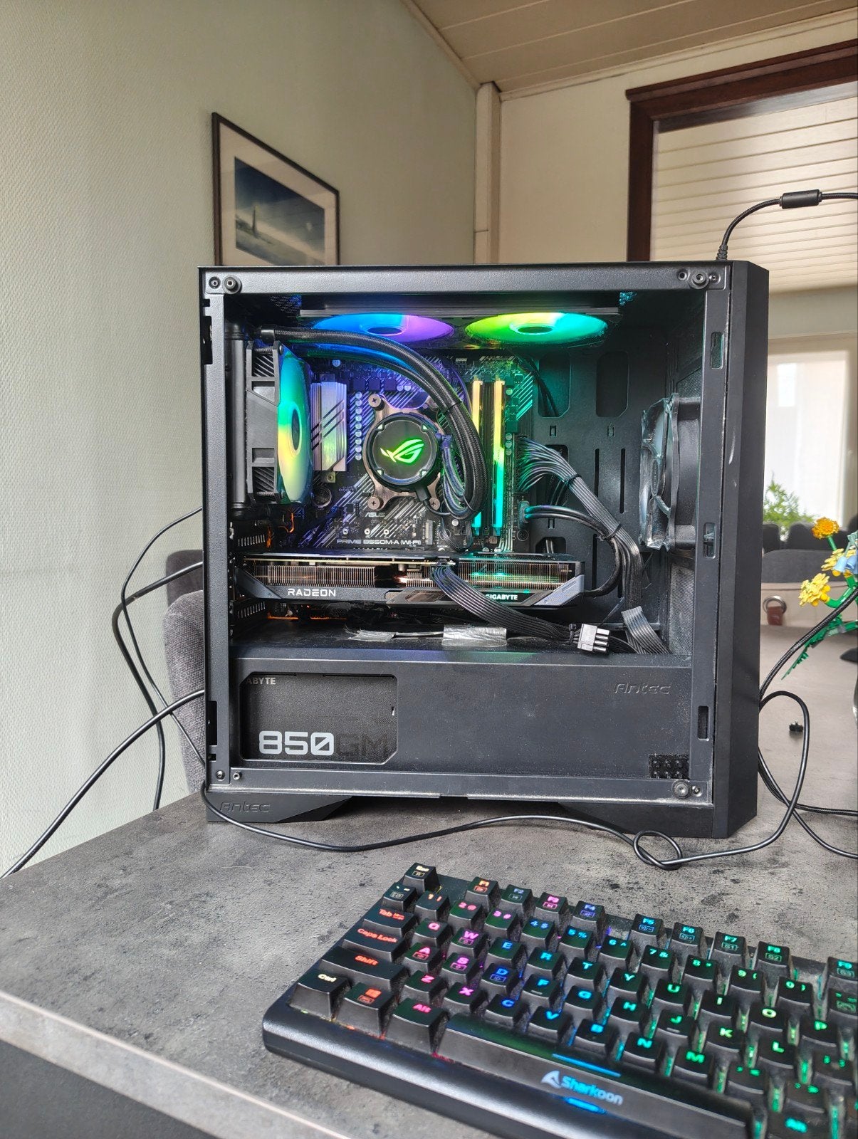 gaming pc + optioneel(tv en toetsenbord), Enlèvement, 16 GB, Gaming, HDD