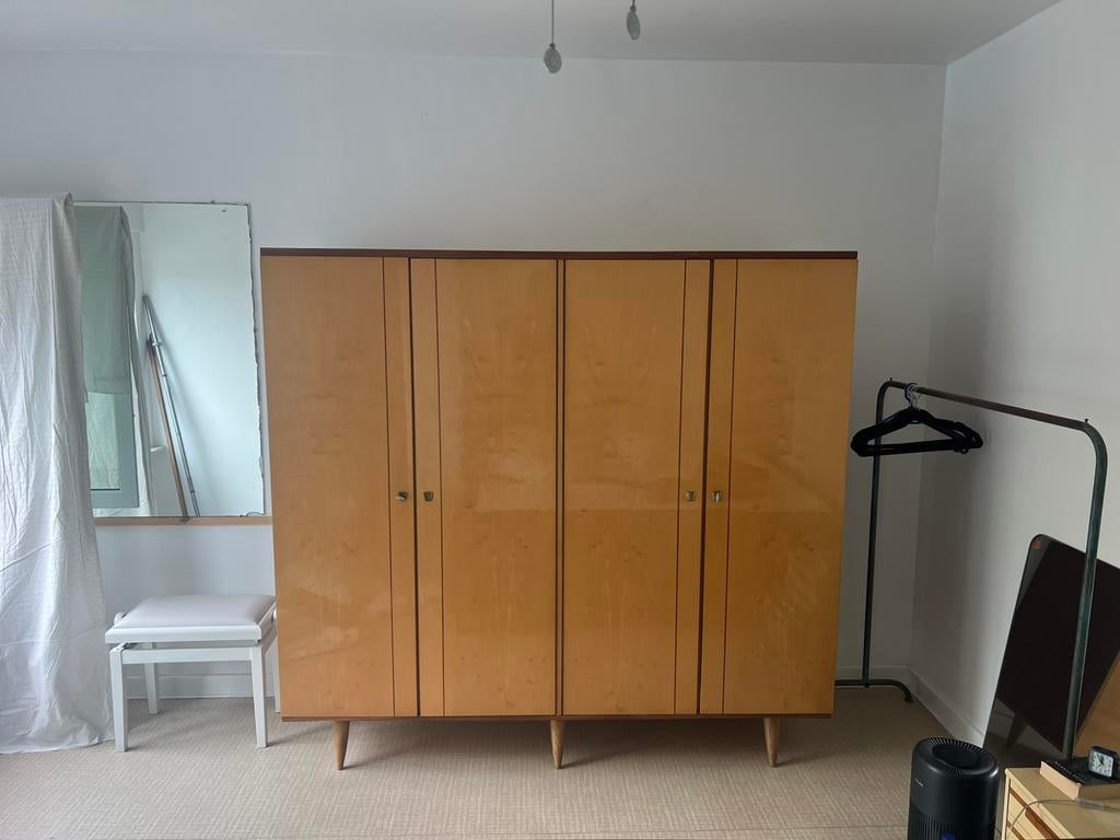 Vintage kleerkast, hoogste bieder, Huis en Inrichting, Gebruikt, 150 tot 200 cm, Ophalen of Verzenden, 150 tot 200 cm
