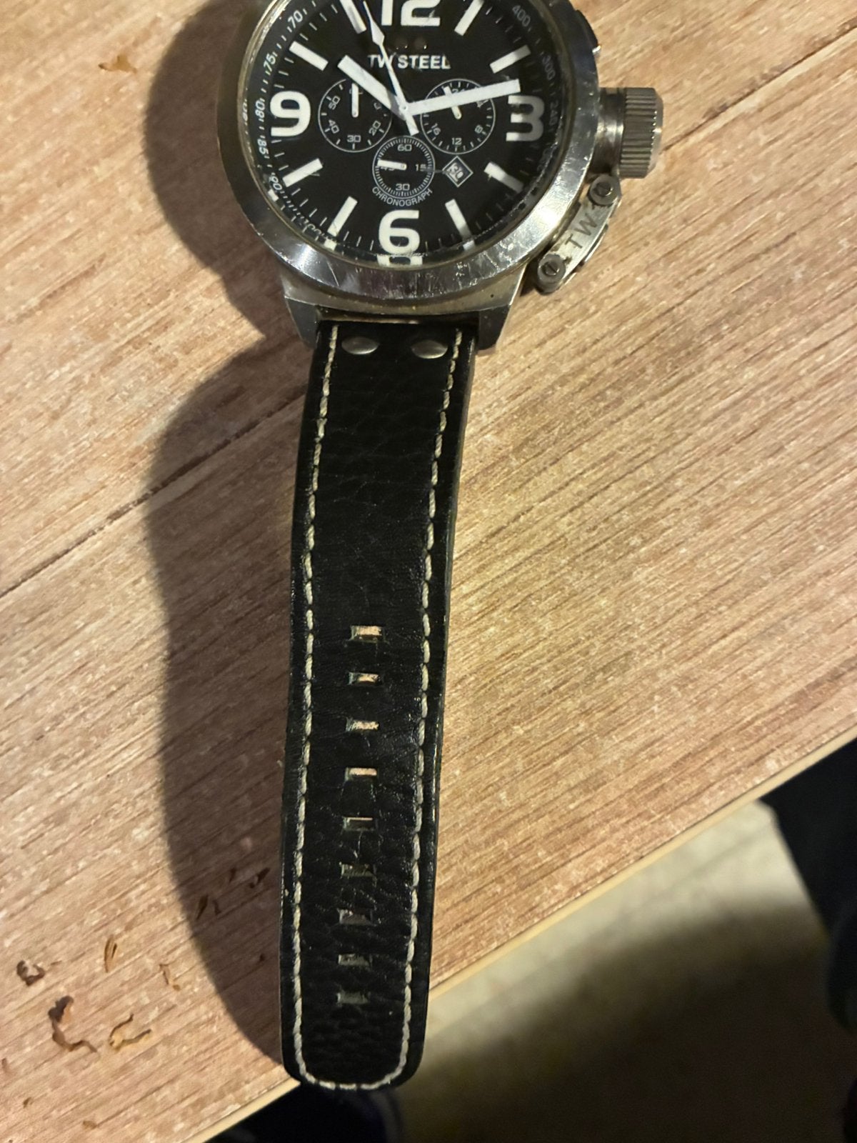 Tw steel tw4 quartz, Bijoux, Sacs & Beauté, Montre-bracelet, Enlèvement ou Envoi, Cuir, Acier
