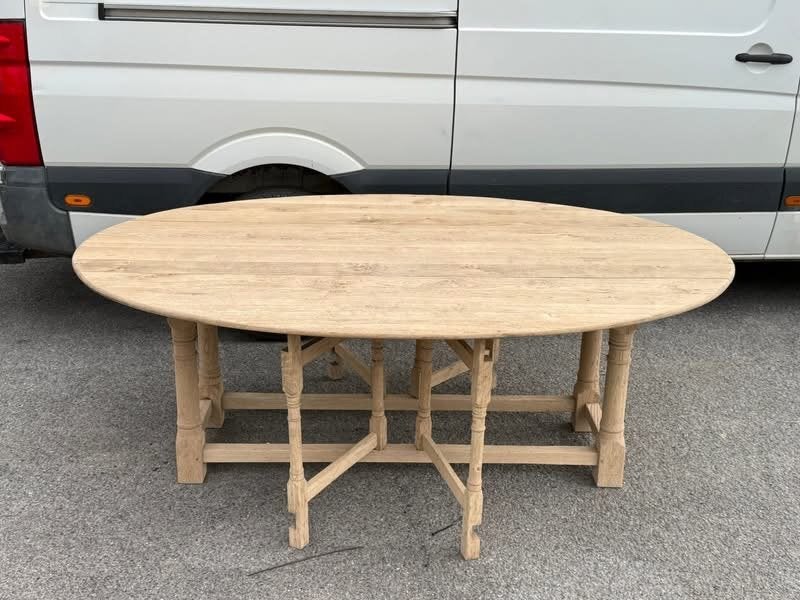 Table en chêne naturel gateleg, Enlèvement