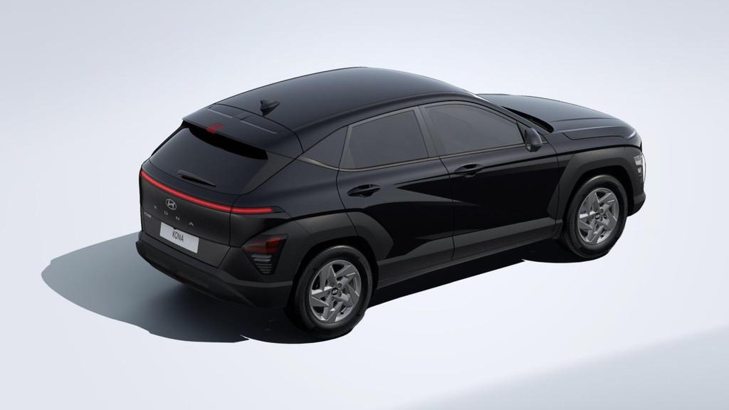 Hyundai Kona 1.0 T-GDI Techno, Auto's, Stof, Zwart, Zwart, Bedrijf