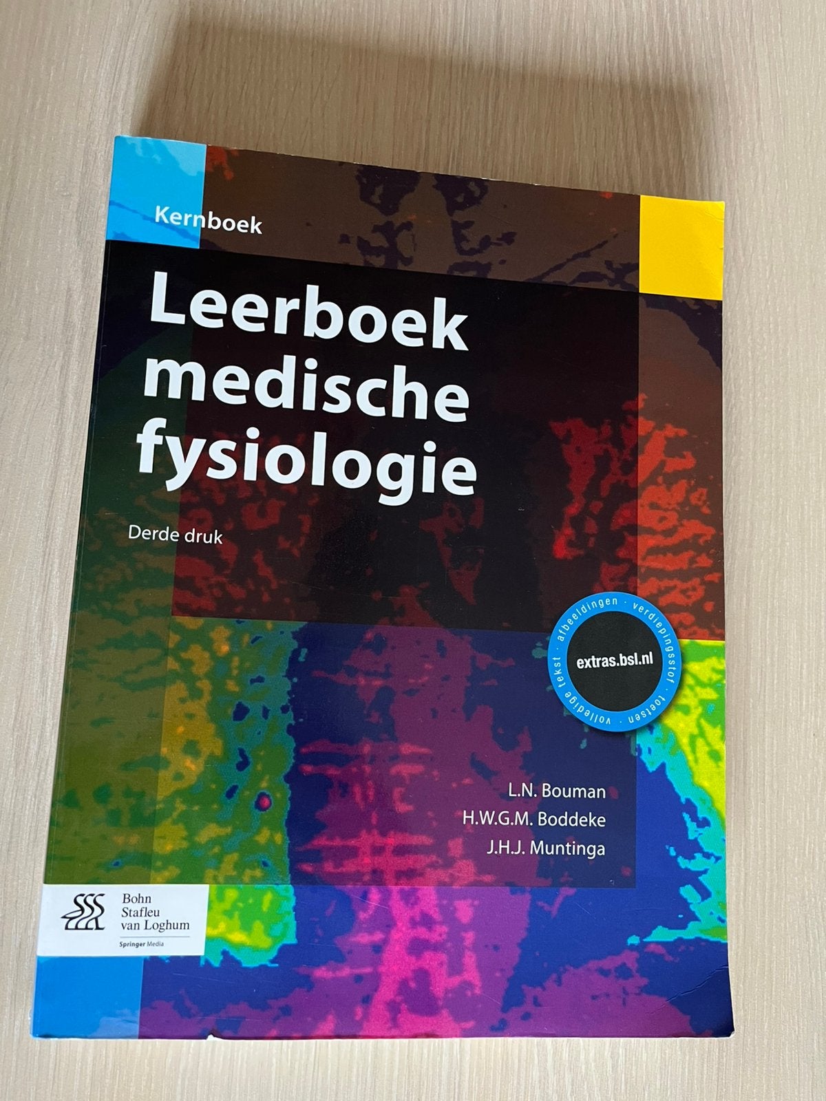 H.W.G.M. Boddeke - Leerboek medische fysiologie, Livres, Enlèvement, H.W.G.M. Boddeke; L.N. Bouman; J.H.J. Muntinga