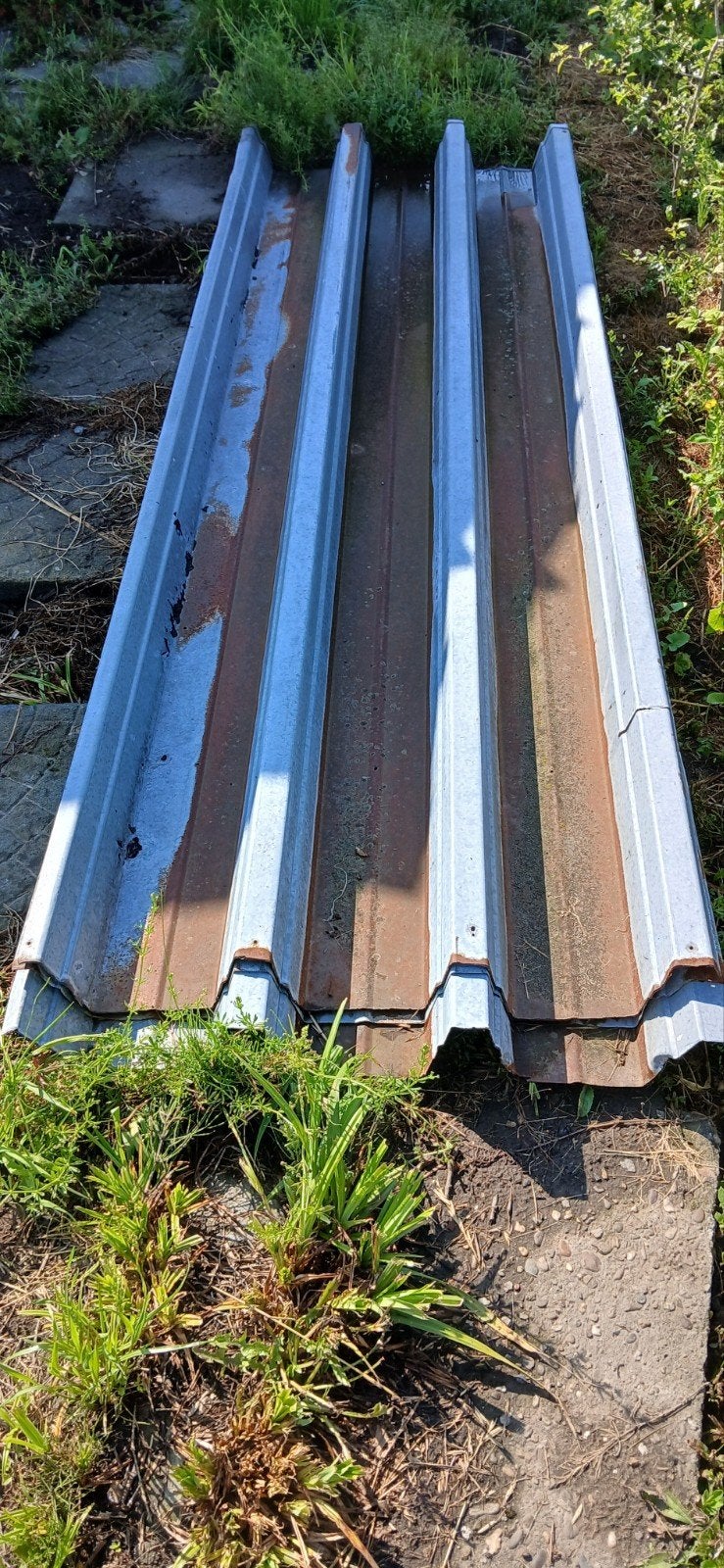 Metalen dakplaten, Ophalen