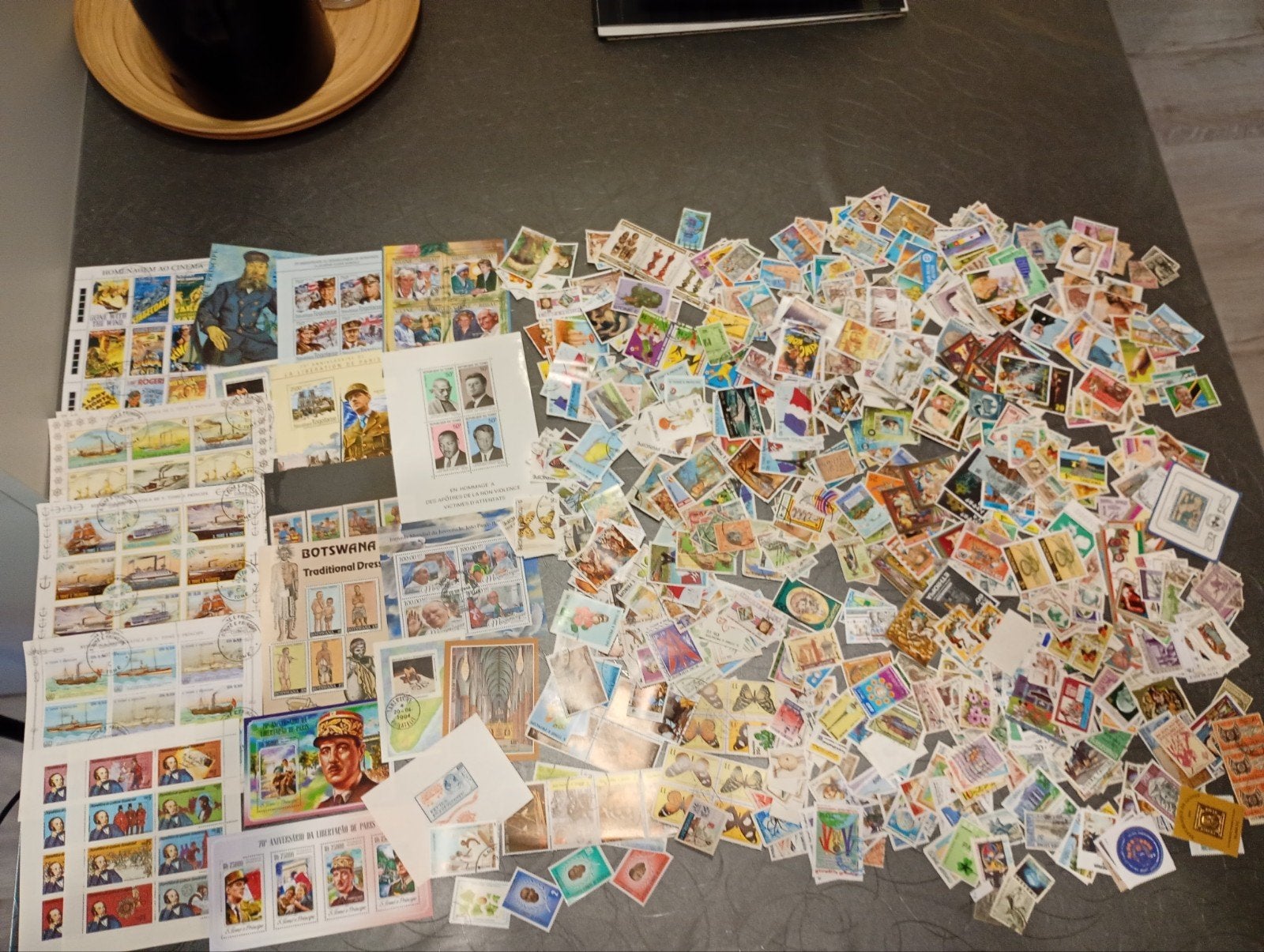 L55) joli lot de timbres africains, Enlèvement ou Envoi