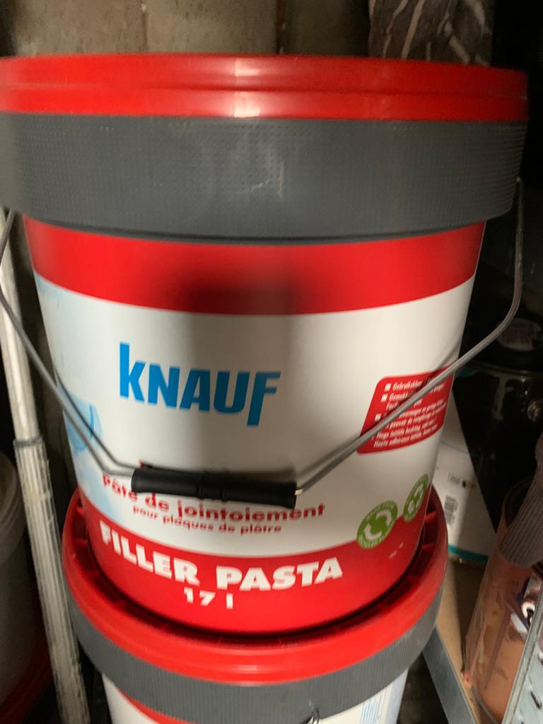 Knauf filler pasta 17l 3 stuks, Bricolage & Construction, 15 à 20 litres, Enlèvement, Neuf