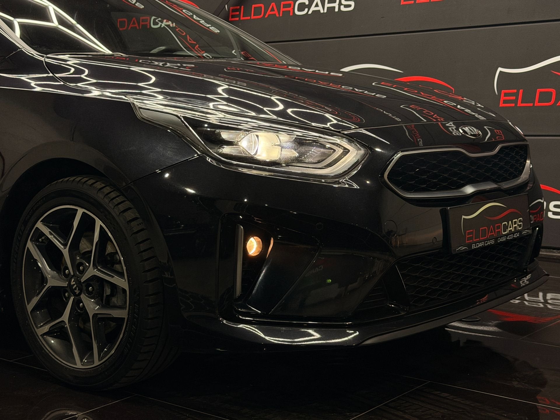 Kia Ceed 1.4 T-GDi GT Line DCT ISG | 2019 | 65.455 km, Auto's, Euro 6, Zwart, Bedrijf, https://public.car-pass.be/vhr/ddc3dc58-98a8-4744-a0ac-1be9d92277b2