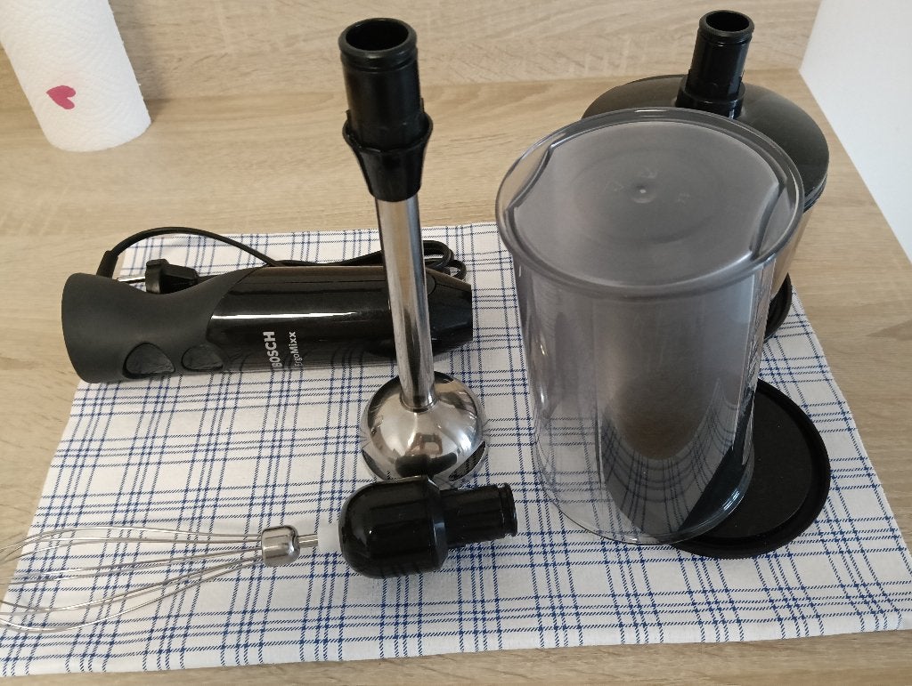 Staafmixer Bosch MS61B6150 - 1000 W, Elektronische apparatuur, Ophalen, Gebruikt, 3 snelheden of meer, Vaatwasserbestendig