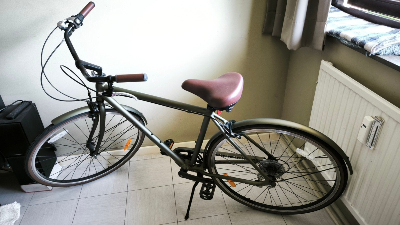 Vélo Electra vert khaki 7 vitesses, Vélos & Vélomoteurs, Enlèvement, Utilisé, Autres marques, Vitesses