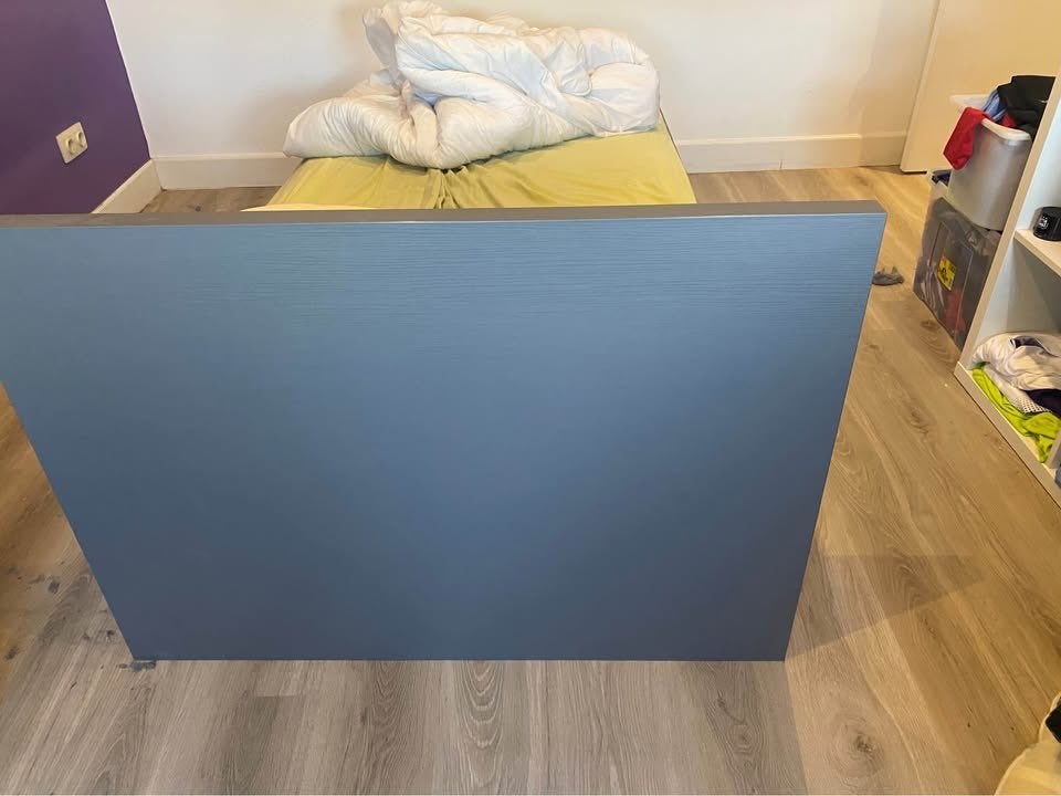 Lit simple avec rangement, Maison & Meubles, Chambre à coucher | Lits, Gris, Une personne, Enlèvement, Utilisé