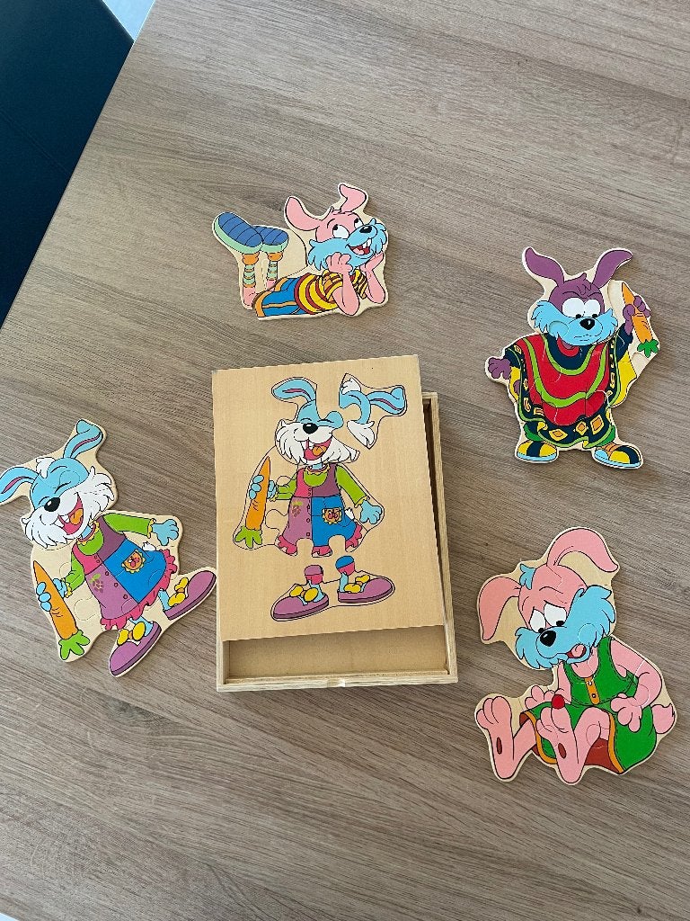 Kinderpuzzels, Kinderen en Baby's, Speelgoed | Kinderpuzzels, Ophalen, Zo goed als nieuw, Van hout
