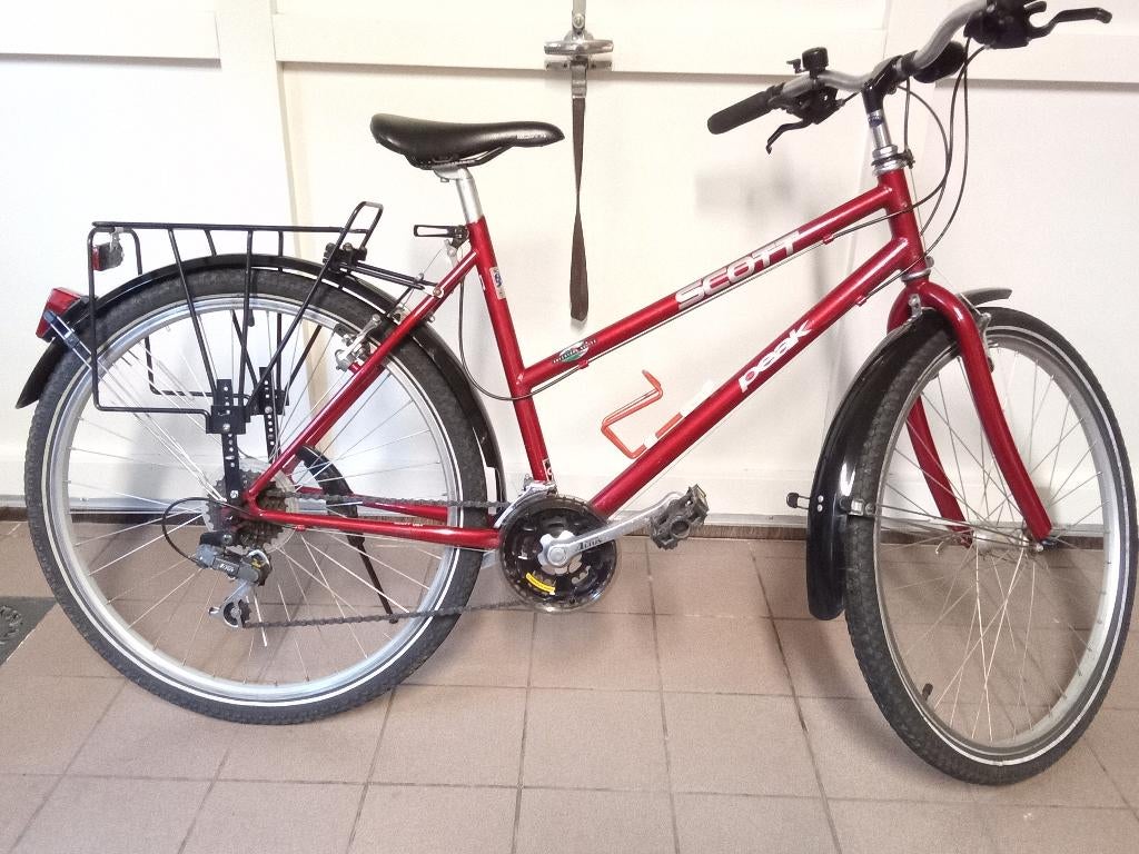 Meisjesfiets 26 inch, Vélos & Vélomoteurs, Vitesses, Frein sur jante, 26 pouces ou plus, Comme neuf