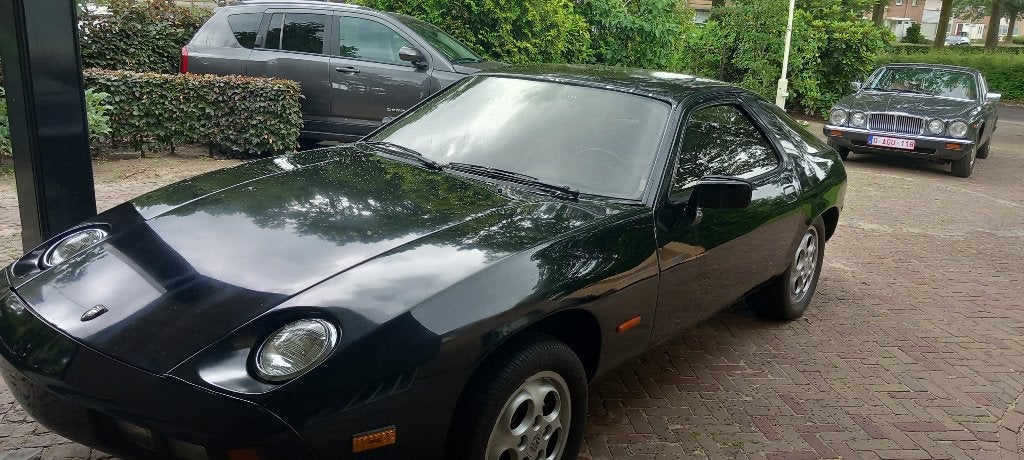porsche 928 1979 project handgeschakeld, Autos, Cuir, Achat, Boîte manuelle, Noir