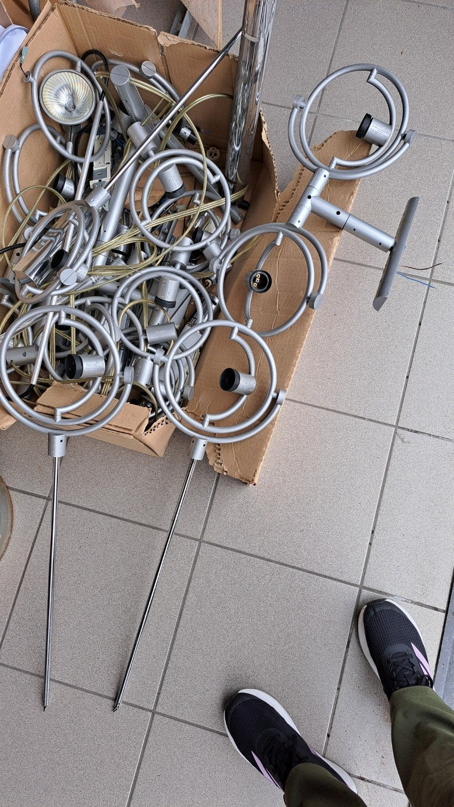luminaires, Enlèvement