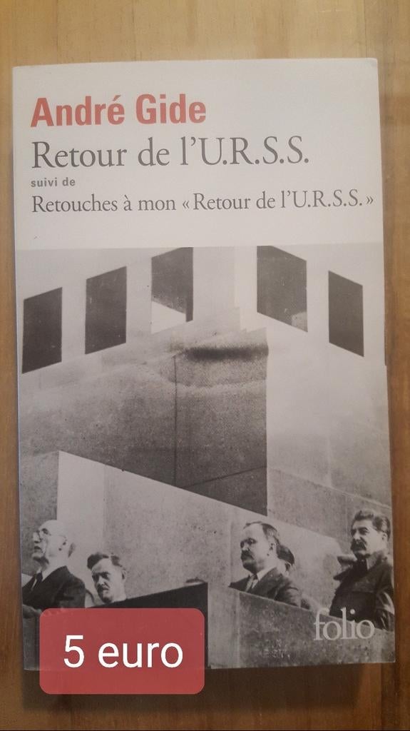 André Gide : Retour de l'URSS
(In het Frans) NIEUW, Boeken, Ophalen of Verzenden