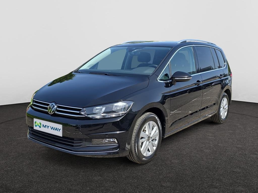 Volkswagen Touran Touran 1.5 TSI Highline OPF DSG, Auto's, Volkswagen, Automaat, Monovolume, Zwart, 148 g/km