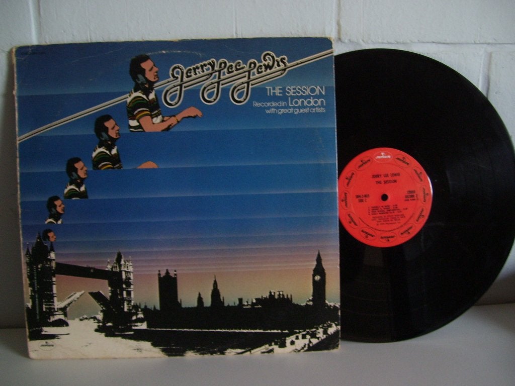 JERRY LEE LEWIS De sessie opgenomen in Londen (2 LP's), LP, Gebruikt, Blues Rock, Ophalen of Verzenden