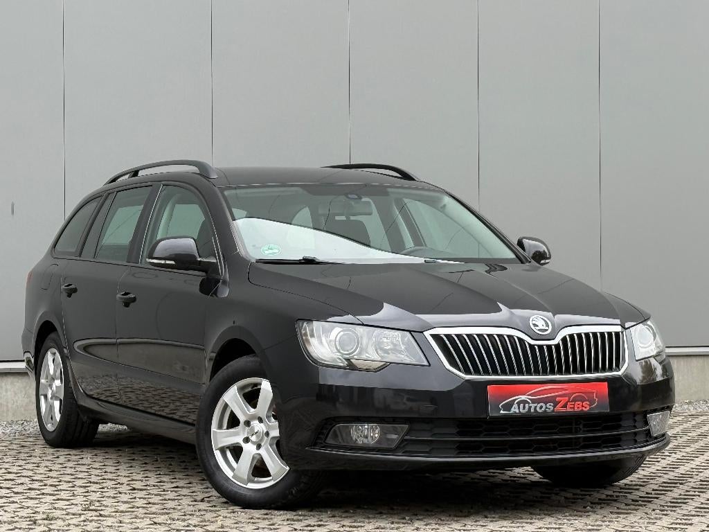 Skoda Superb Break 1.6 TDI Cruise Park.Sensor Dig.Airco, Voorwielaandrijving, Euro 5, Stof, 4 cilinders
