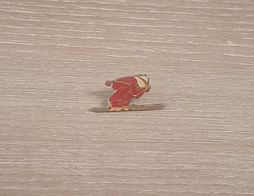 PIN - ALPINE SKI, Verzamelen, Speldjes, Pins en Buttons, Verzenden, Gebruikt, Sport, Speldje of Pin