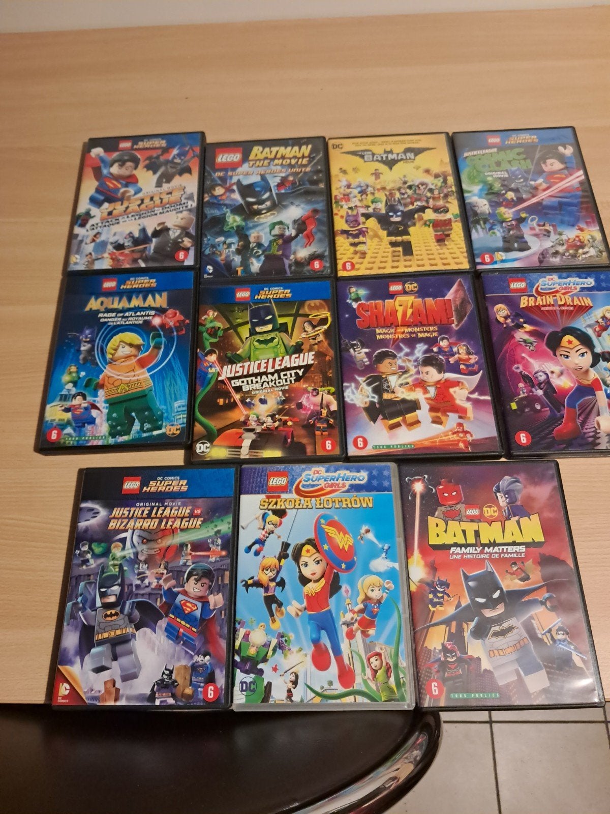 dvd's lego dc comics, Nederlands ondertiteld, Animatie, Ophalen of Verzenden, Zo goed als nieuw