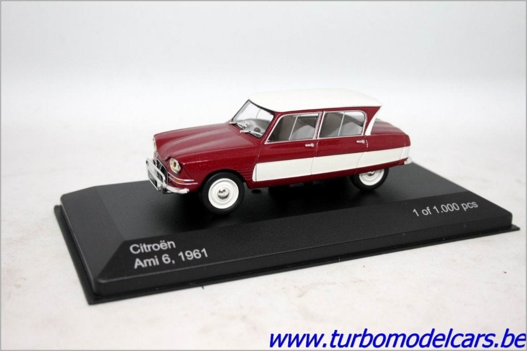 Citroën Ami 6 1961 1/43 WhiteBox, Enlèvement ou Envoi, Neuf, Voiture, Autres marques