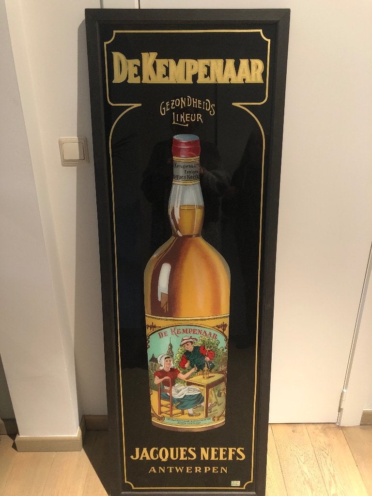 Reclamebord Elexir De Kempenaar, Verzamelen, Merken en Reclamevoorwerpen, Ophalen, Gebruikt, Reclamebord