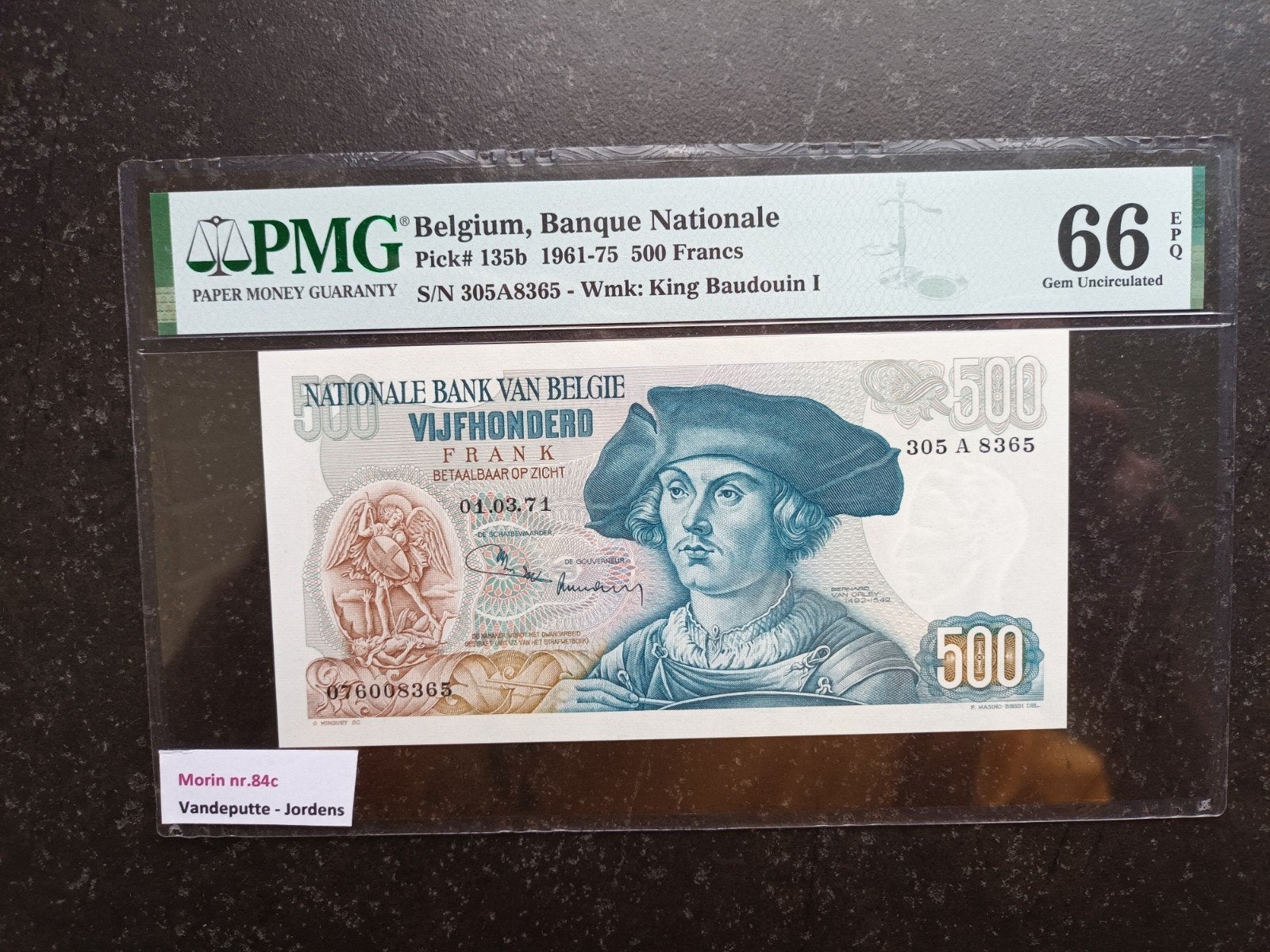 500 francs Orley de qualité absolue !, Enlèvement ou Envoi, Billets en vrac