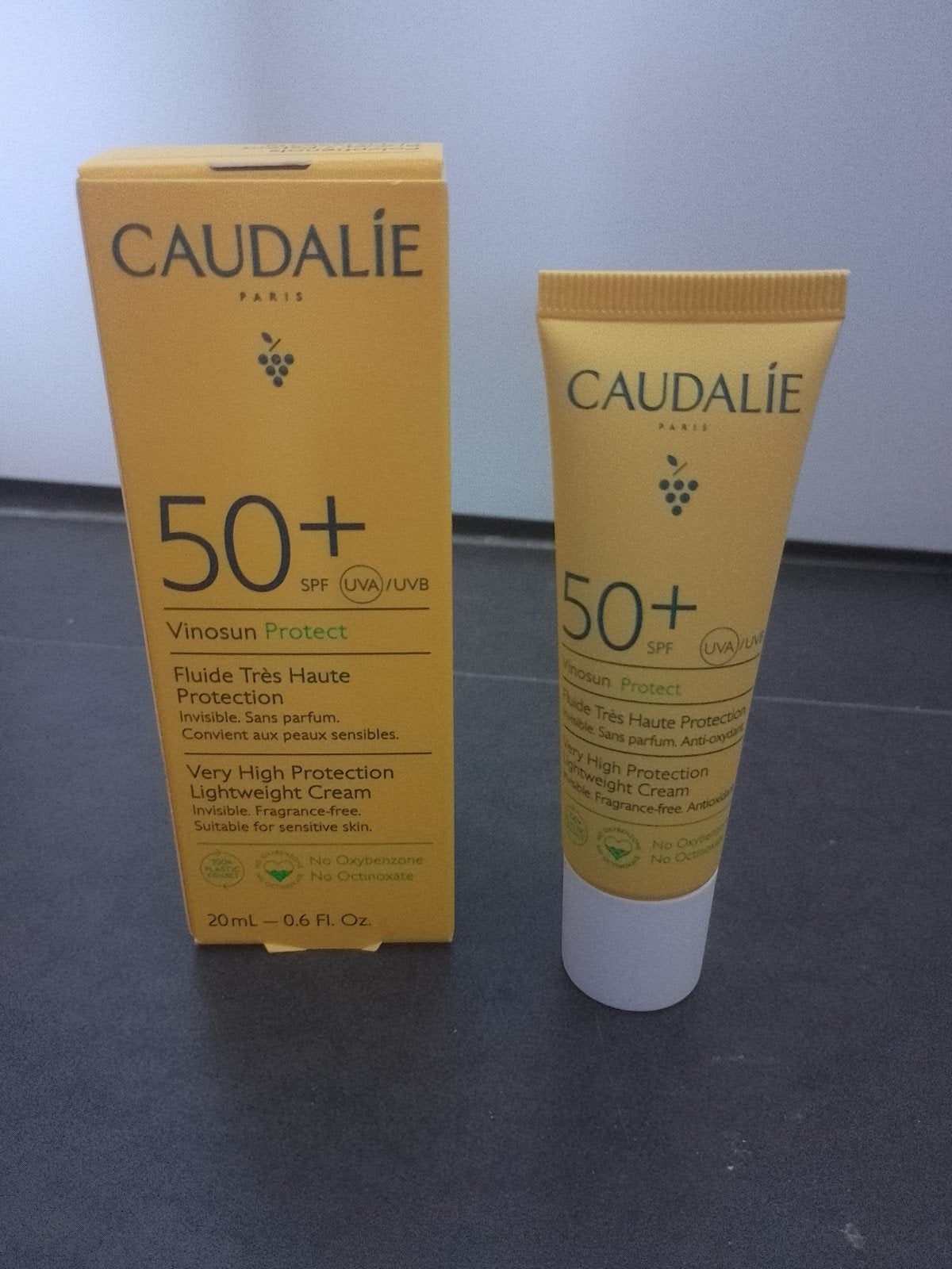 Caudalie Vinosun Protect, SPF50+, 20ml, Ophalen, Nieuw, Gehele gezicht