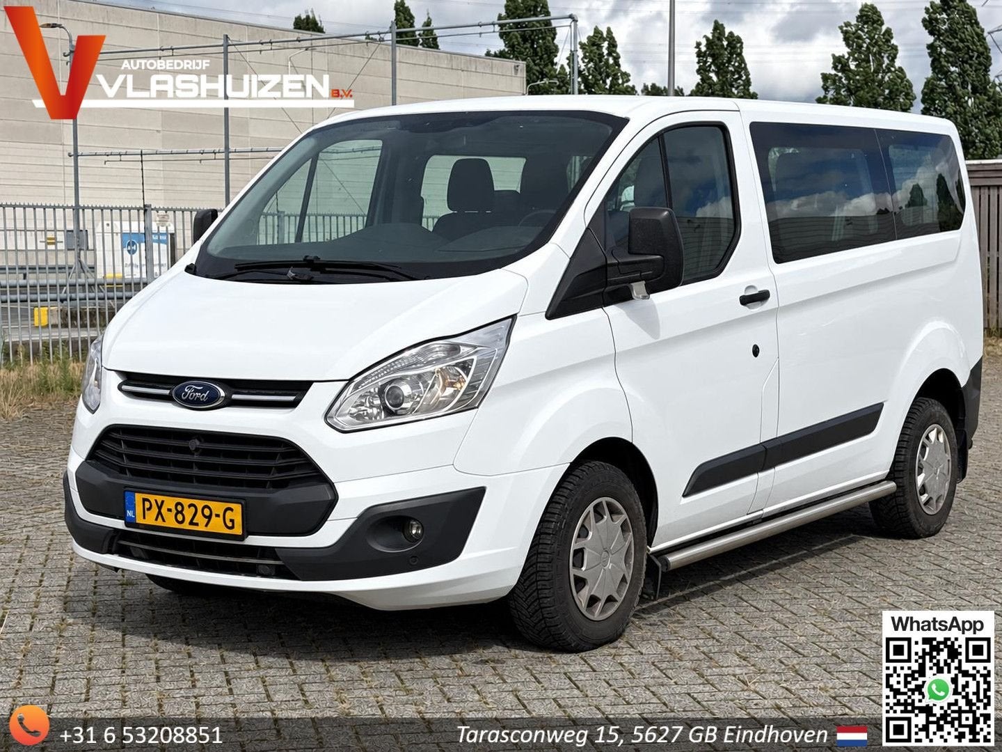Ford Transit Custom 310 2.0 TDCI L1H1 Trend | € 6.950,- NETT, Auto's, Monovolume, Bluetooth, Wit, Bedrijf
