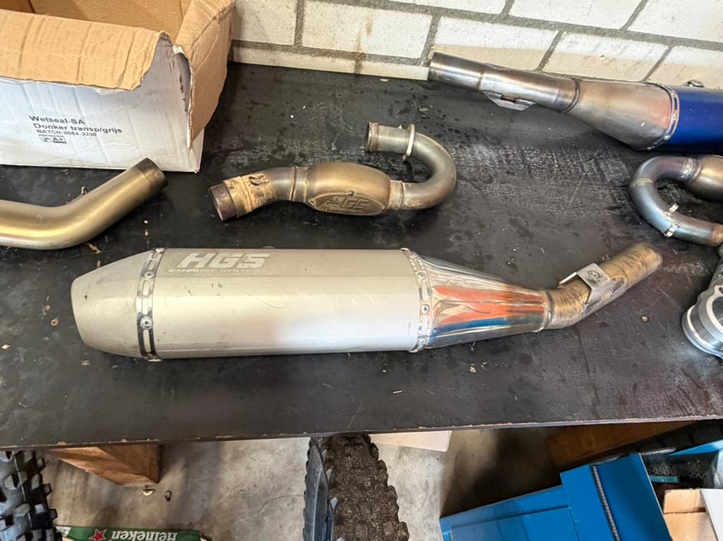 HGS uitlaatsysteem Kawasaki KX250 2020/2024, Motoren, Ophalen
