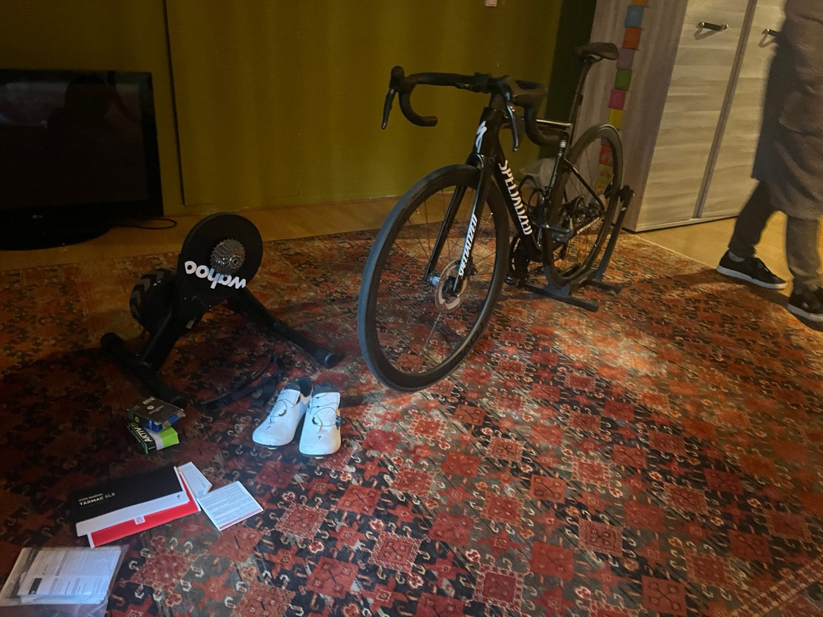 Koersfiets + materiaal te koop, Ophalen, Zo goed als nieuw, Schoenen