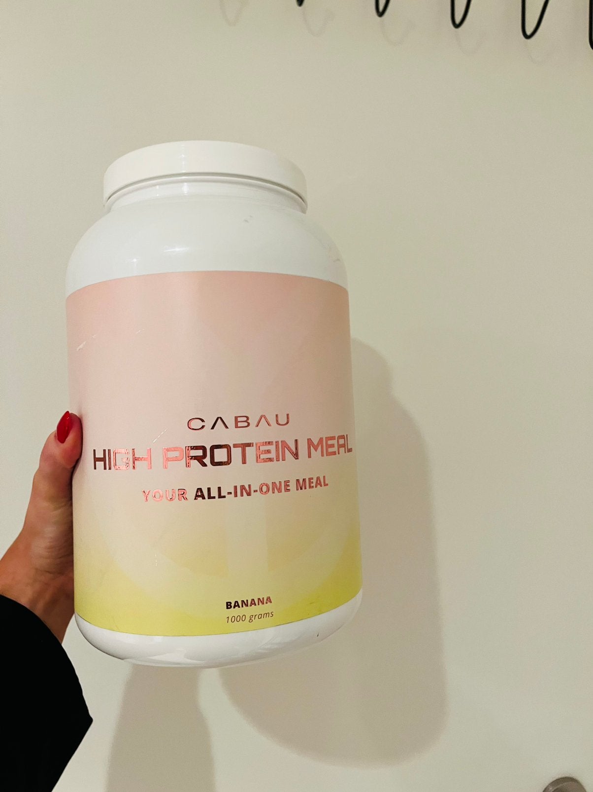 Cabau lifestyle high protein banana, Sport en Fitness, Ophalen of Verzenden, Nieuw