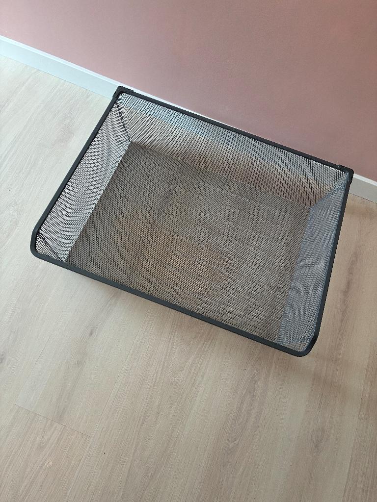 ikea pax draagmanden 3 stuks 78x53 grijs, Huis en Inrichting, Ophalen, 50 tot 100 cm, Zo goed als nieuw, Metaal