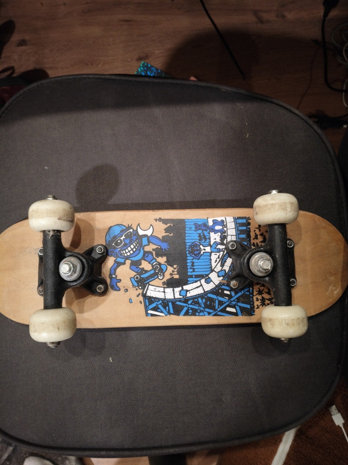 Kleine skateboard, Sport en Fitness, Ophalen, Gebruikt, Skateboard