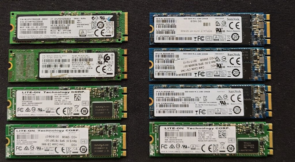 Verschillende SATA M2 ssd's samen of apart, Enlèvement ou Envoi, Utilisé, SATA, SSD