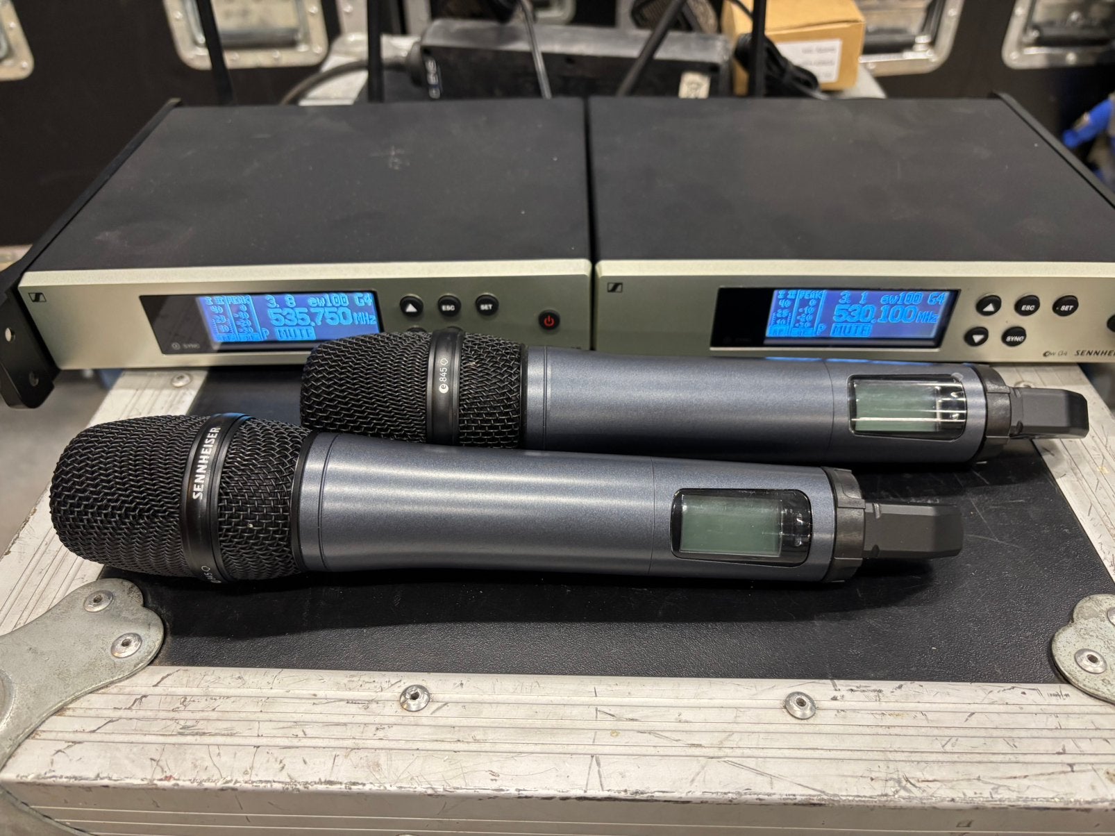 Sennheiser EW 100 G4 draadloze Micro Handheld SKM 100 e845, Muziek en Instrumenten, Ophalen of Verzenden, Zo goed als nieuw
