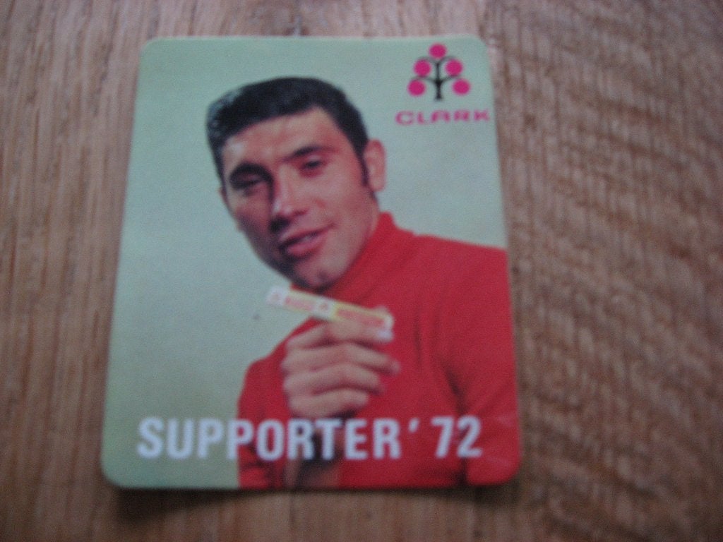 Autocollant Eddy Merckx Cycliste Clark '72 5,5 x 7 cm, Enlèvement ou Envoi, Neuf, Affiche, Image ou Autocollant