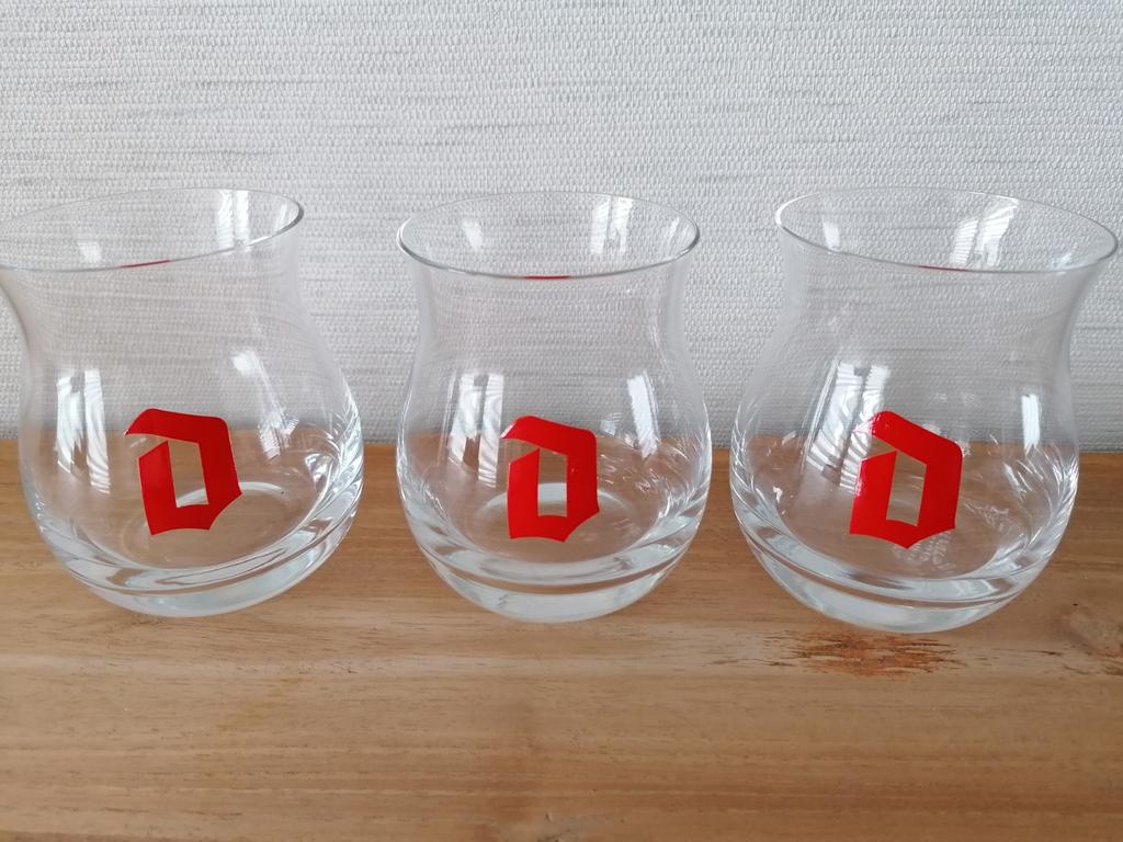 3 splinternieuwe  Barrel Aged glazen vn Duvel., Verzamelen, Ophalen, Duvel