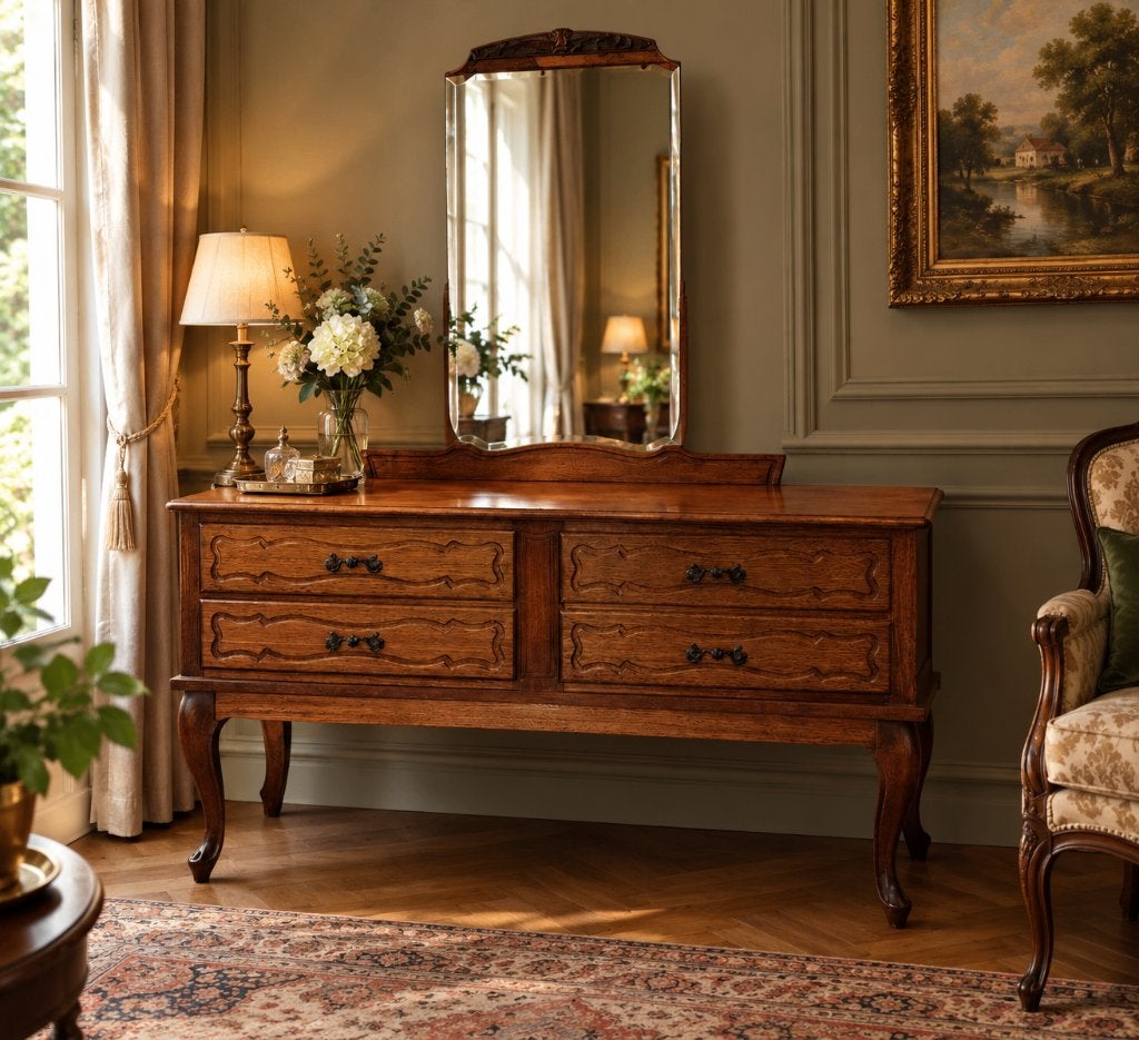 Louis XV Stijl kaptafel. Het kan geleverd worden., Ophalen, Gebruikt